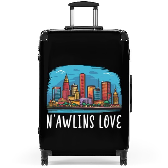 New Orleans Louisiana USA America United States Suitcases