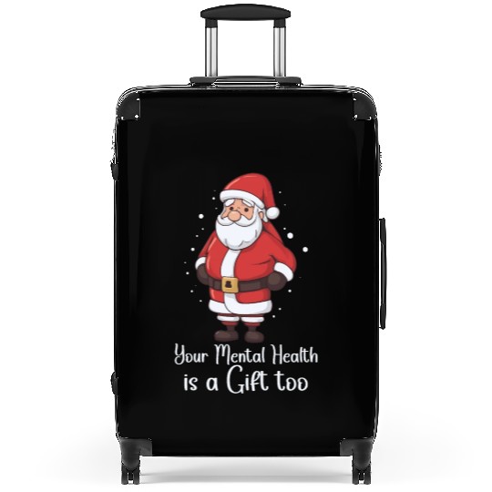 Mental Health Christmas Anti Christmas Holiday Suitcases
