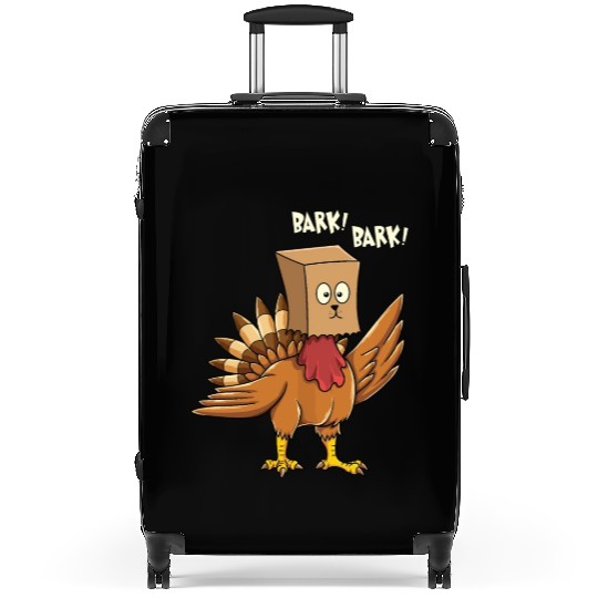 Funny Thanksgiving Turkey Fake Dog Woof Suitcases
