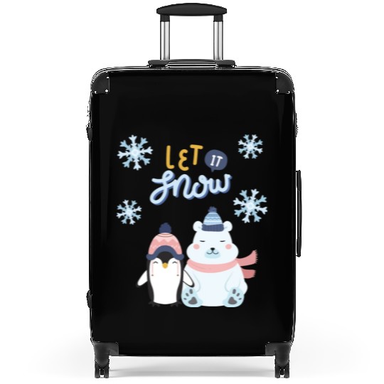 Let It Snow Suitcases