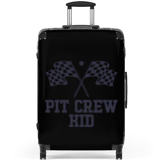 Pit Crew Kid Racing Enthusiast Racer Birthday Gift Suitcases