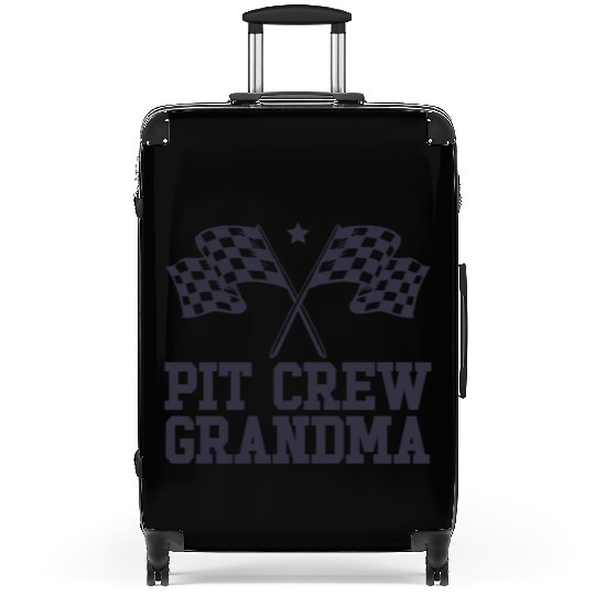 Pit Crew Grandma Racing Enthusiast Racer Birthday Suitcases
