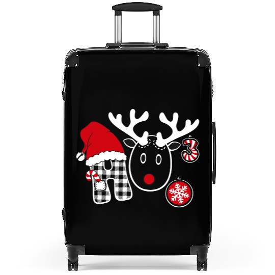 ugly christmas ho ho ho sweater Suitcases