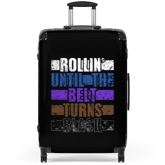 MMA Brazilian Jiu Jitsu belt color BJJ gift Suitcases