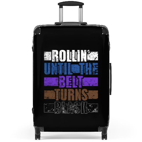 MMA Brazilian Jiu Jitsu belt color BJJ gift Suitcases