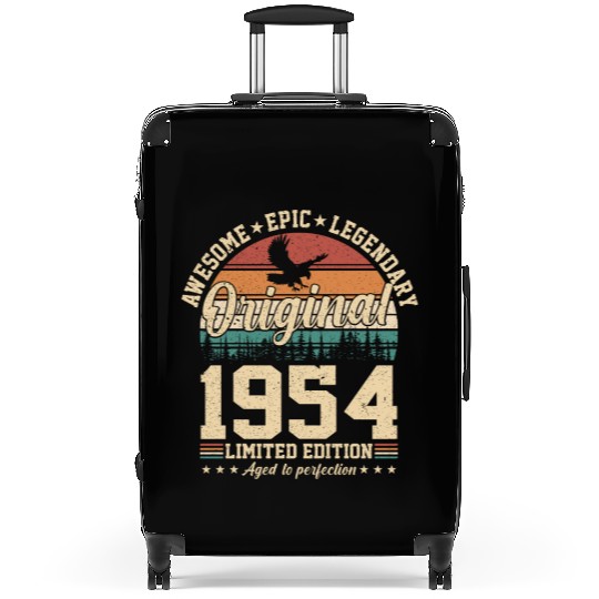 1954 Vintage Birthday Suitcases