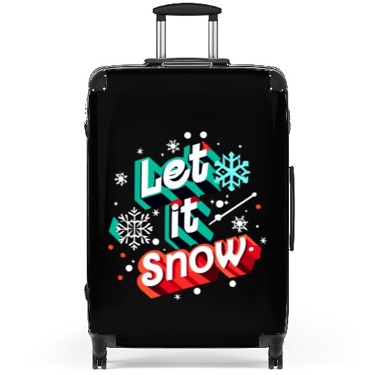 Let it Snow. Suitcases