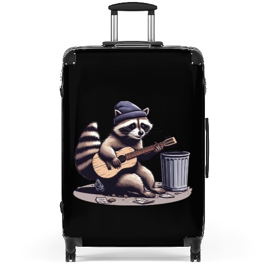 The musical raccoon Suitcases