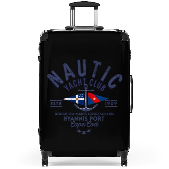 Nautic Yacht Club Emblem Design Suitcases