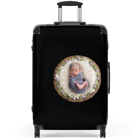 Lavender newborn girl pictures Suitcases