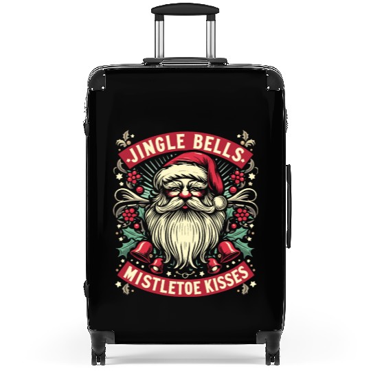 Jingle Bells Mistletoe Kisses Suitcases