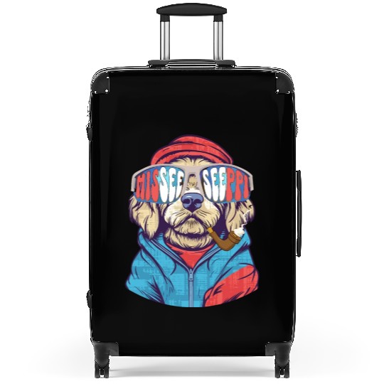 MISEESEEPPI, dog, USA, Mississippi Suitcases