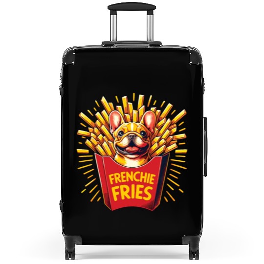 Frenchie Fries - Cute French Bulldog Fries Suitcases