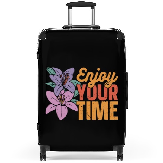 Orchids Enjoy Your Time Orchid Flower Gardening Suitcases