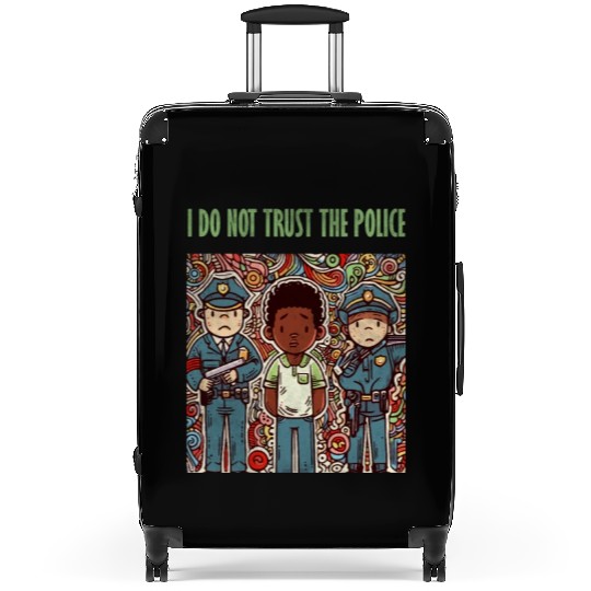 I do not trust the police Suitcases