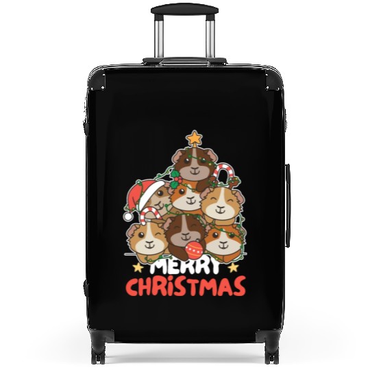 Guinea Pig Christmas Tree Merry Christmas Suitcases
