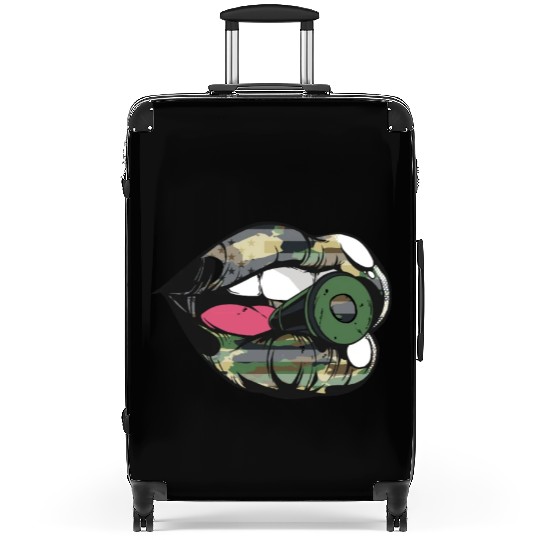 US Armed Forces Military Lip Bullet Army First Res Suitcases