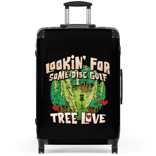 Looking For Some Disc Golf Tree Love For Men Women Suitcases