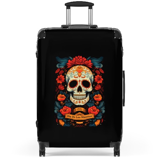 Dia De Los Muertos Suitcases