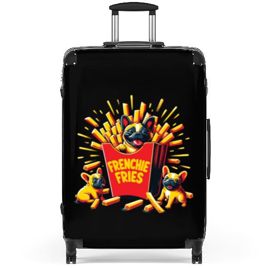 Frenchie Fries - Cute French Bulldog Fries Suitcases