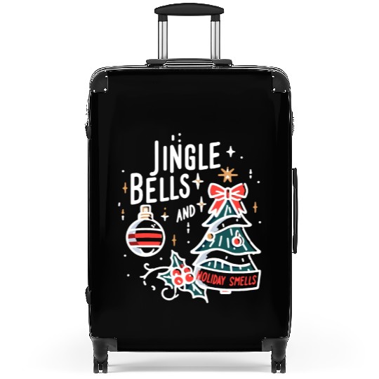 Jingle Bells and Holiday Smells Suitcases