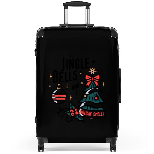 Jingle Bells and Holiday Smells Suitcases