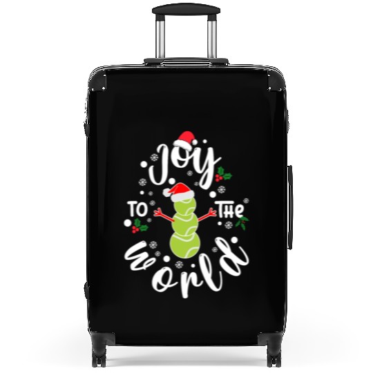 Christmas Tennis Joy To The World Funny Tennis Suitcases