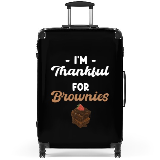 I'm Thankful For Brownies Fudge Cookie Suitcases