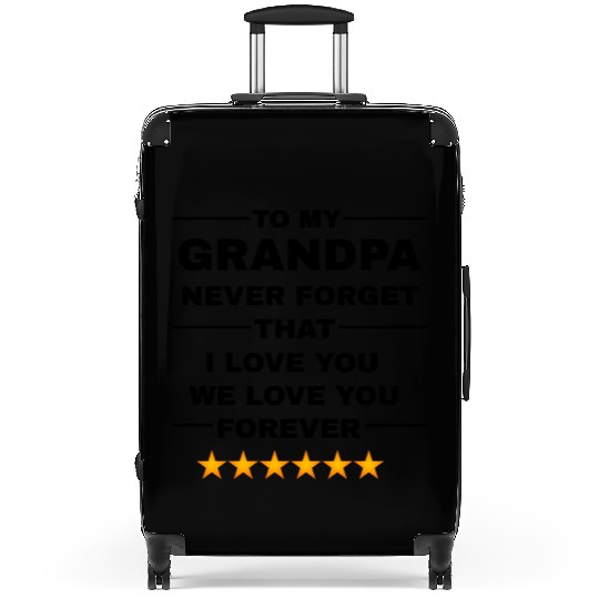 Gift: The family and grandchildren love Grandpa Suitcases