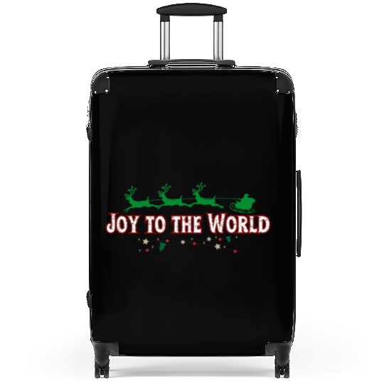 Joy to the World Suitcases