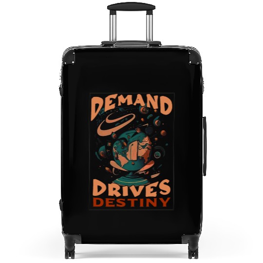 demand drives destiny Suitcases