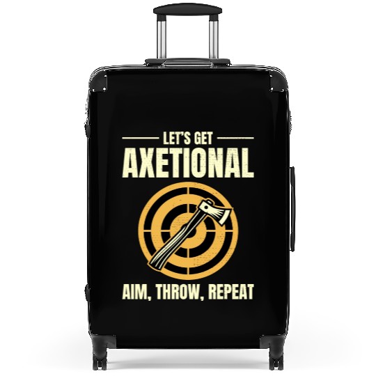 Axetional Axe Throwing Bullseye Aim Throw Repeat Suitcases