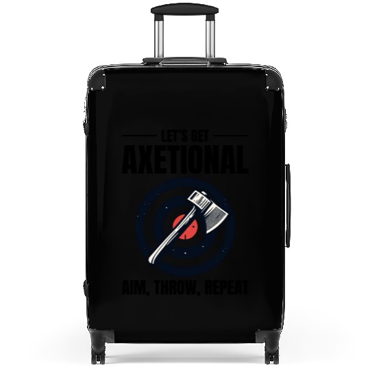Axetional Axe Throwing Bullseye Aim Throw Repeat Suitcases