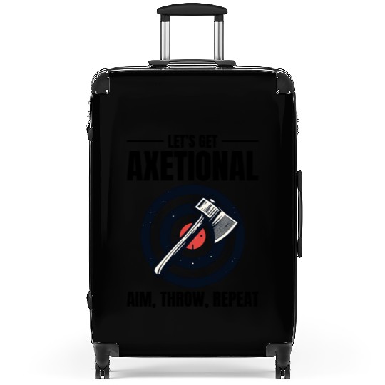 Axetional Axe Throwing Bullseye Aim Throw Repeat Suitcases