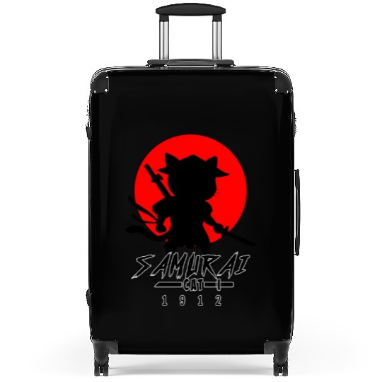 Samurai Cat Suitcases
