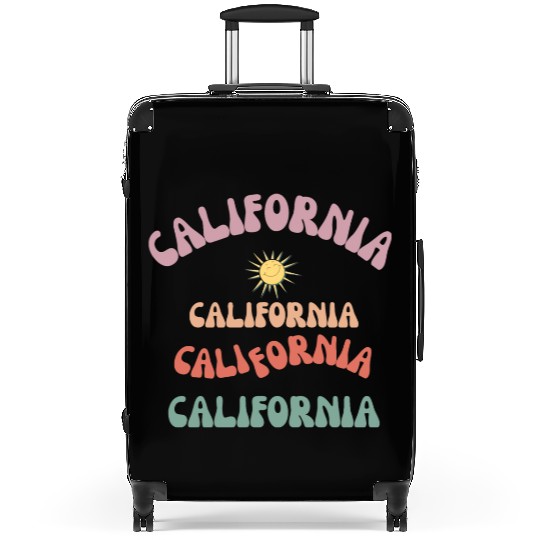 California Chronicles: Sun, Surf, and City Lights Suitcases