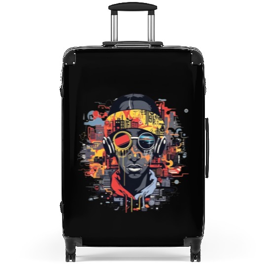 Rhythmic Expressions - cool Cultural Rap Suitcases