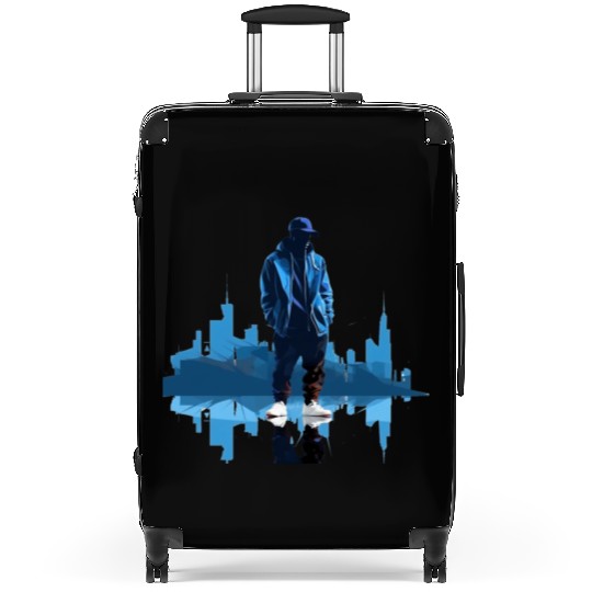 Hip-Hop Harmony - abstract Cultural Rap Suitcases