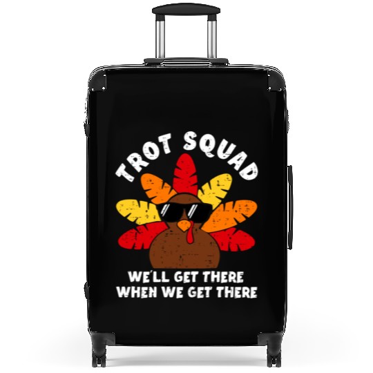 Turkey Trot Squad Race Funny Thanksgiving Running Suitcases