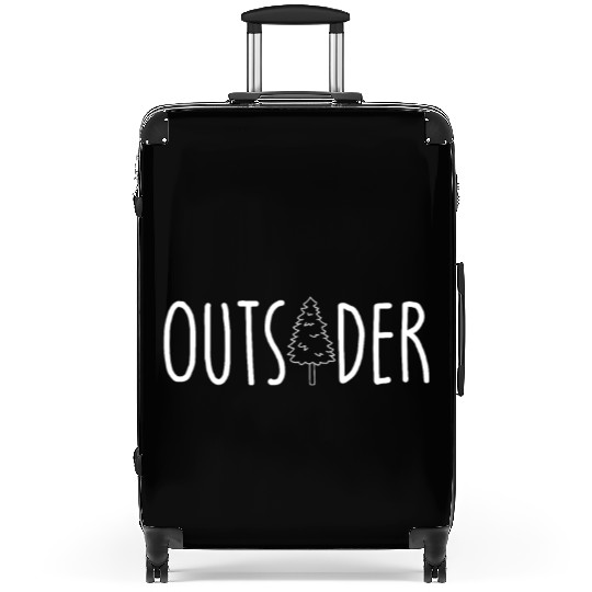 Outsider Camping Hiking Retro Mountains Camp Suitcases