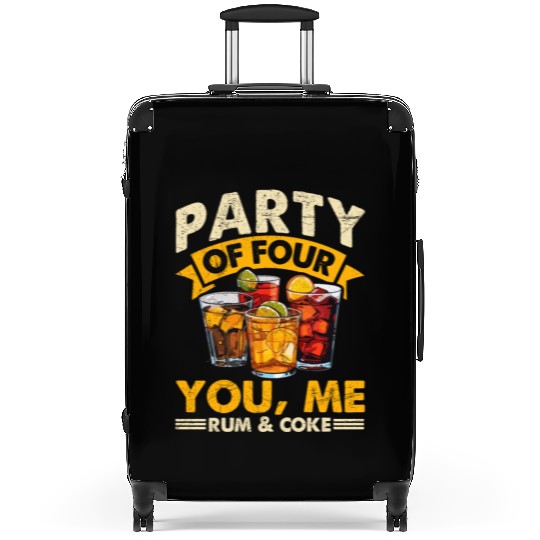 PARTY OF FOUR YOU, ME RUM & COKE Suitcases