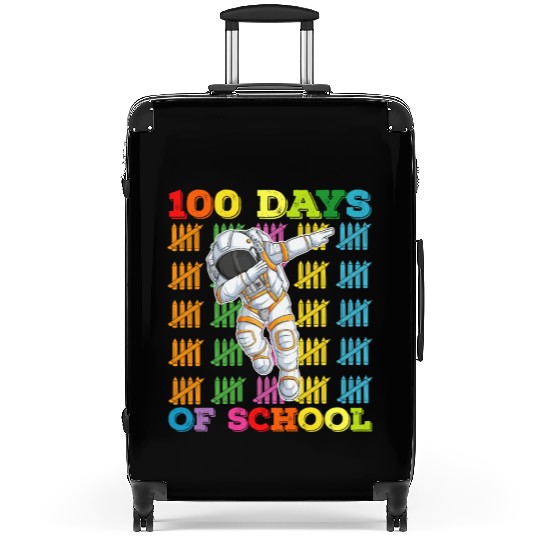 100 Days Of School Astronaut Teacher Suitcases