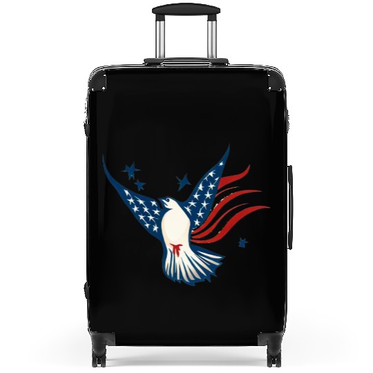 Patriotic Bird Suitcases