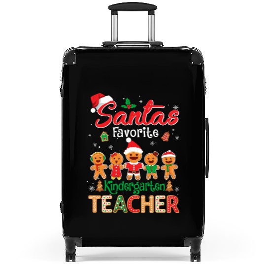 Santa s Favorite Kindergarten Teacher Cookie Hat Suitcases