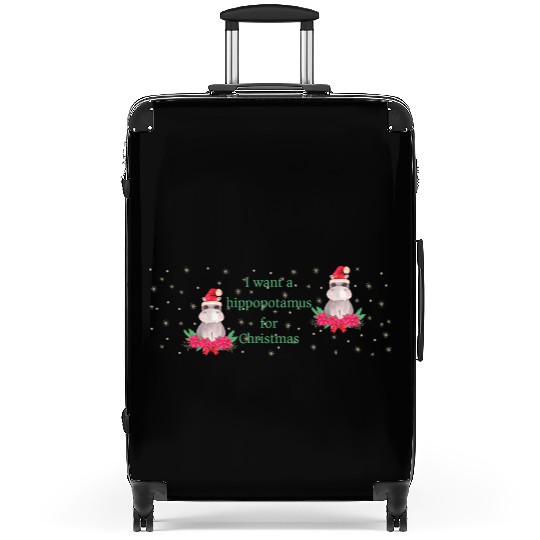 I Want a Hippopotamus for Christmas Suitcases