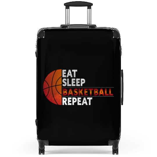 Eat Sleep Basketball Repeat funny basketball Suitcases