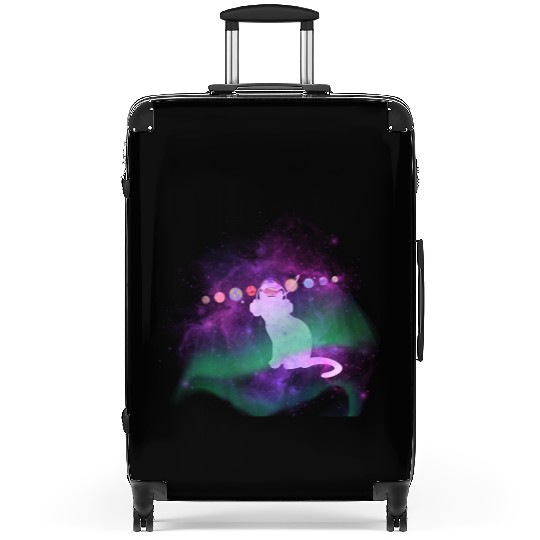 Music Space Cat Suitcases