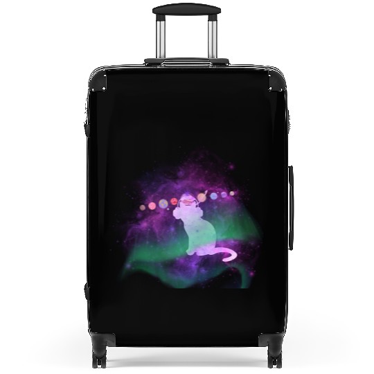 Music Space Cat Suitcases