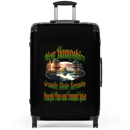New Hampshire Granite State Serenity Suitcases