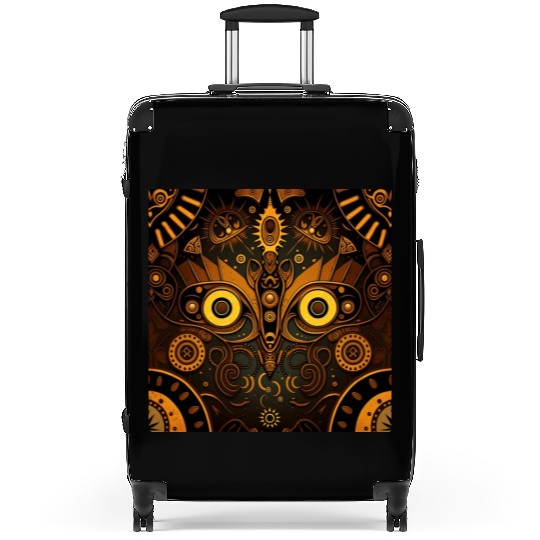 New Age 1920s Abstract Steampunk Design Suitcases